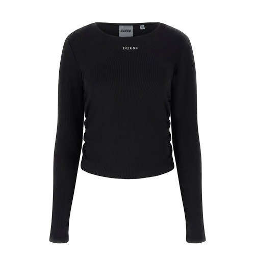 Guess Γυναικεία μακρυμάνικη μπλούζα Rib Long Sleeves Top